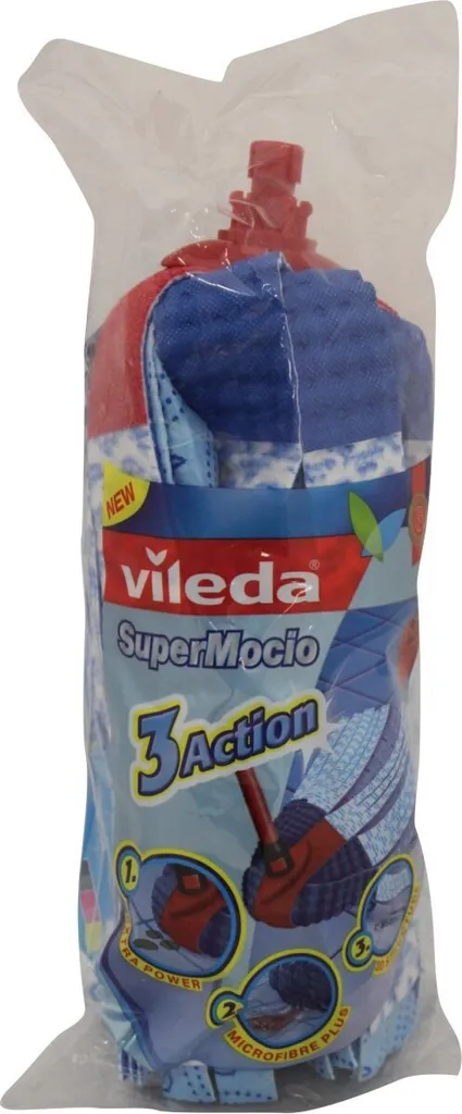 Vileda Super Mocio Ersatzmopp Mit 3D-Velours-Struktur 9 Vileda Super Mocio Ersatzmopp Mit 3D-Velours-Struktur – Bild 7