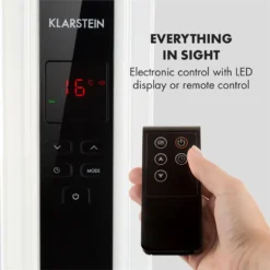 Thermaxx 2500 Ölradiator 2500W 5-35° C 24h-Timer Weiß/schwarz -Haushaltswaren Store c92dbf0bca7b2797d5b603837f236fc6