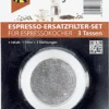 Krüger 504-S Espresso Ersatzfilter-Set Für Espressokocher Für 3 Tassen, Silber/weiß, 4-teilig (1 Set) -Haushaltswaren Store c9d188b27b9fe3da097e3c5a27970a4b