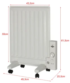 El Fuego Öl-Panelheizer AY4961, 400 W -Haushaltswaren Store c9e1e07a4254d6889b5ec11f50da931d