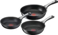 Tefal G25991 Unlimited On Pfannenset Titanium Beschichtung PFOA-frei 3-teilig