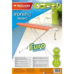 VETRO-PLUS BRILLANZ Bügelbrett EURO 120 X 38 Cm, Mit Steckdose -Haushaltswaren Store ca3541a8a8e6919c2e21d277366edb6a