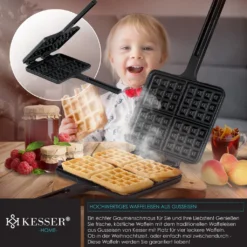 KESSER® Dutch Oven Set In Holzkiste Mit Dutch Oven Mit Viel Zubehör - Gusseisen - Bereits Eingebrannt Mit Kochtopf Grillplatte Pfanne Deckelheber Inkl. Rezeptbuch Handschuhe, Farbe:12-Teilig -Haushaltswaren Store cae375a6141d5557c8d3749a64199bcf