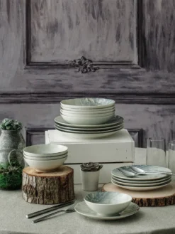 Hermia Concept, Erika,(24 Stücke), Abendessen , Mehrfarbig, 100% Porzellan -Haushaltswaren Store cb3125b52b2b8c3a55d116c0e0b5b4b5