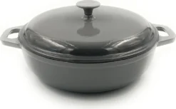 GSW Gusseisen Schmortopf Grey Shadow 30cm / 4,5 Ltr., Gusseisen, Schmortopf Mit Deckel ø Ca. 30 X H 9,0cm -Haushaltswaren Store cb382a32414661e4c3b977f1e2939ce7