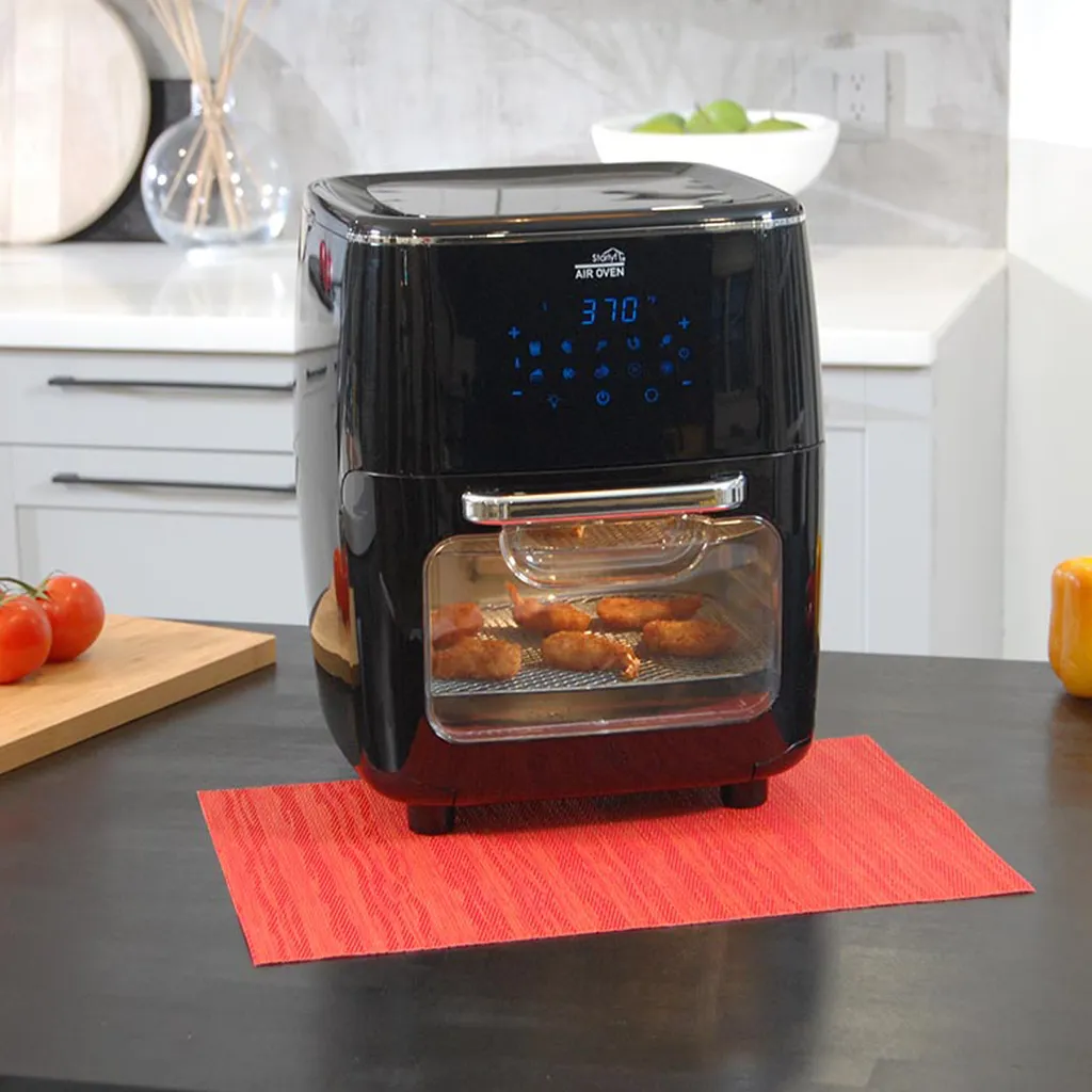 Starlyf® Air Oven XXL – 12 Liter Heißluftfriteuse Mit 10 Programmen Und Rotisserie-Funktion, Drehspieß, LED Display Mit Touch Screen, 1700 Watt , Ohne ÖL - Airfryer, Heißluft, Fritteuse, Heißluftofen, Backofen, Dehydrator, Grill 9 Starlyf® Air Oven XXL – 12 Liter Heißluftfriteuse Mit 10 Programmen Und Rotisserie-Funktion, Drehspieß, LED Display Mit Touch Screen, 1700 Watt , Ohne ÖL - Airfryer, Heißluft, Fritteuse, Heißluftofen, Backofen, Dehydrator, Grill – Bild 7