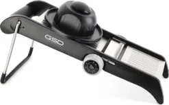 GSD Profi Mandoline Aus Edelstahl Mit Schwarzem Rahmen -Haushaltswaren Store cb5fa5fe25417f6396d8e93d66559869