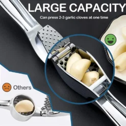 LOZAYI Knoblauchpresse,15,5 Cm Knoblauch- Und Ingwerpresse Mit Ergonomischem Griff Aus Zinklegierung, Praktischer, Rostfrei Und Leicht Zu Reinigen, -Haushaltswaren Store cb85a0ff17b7448d0671a74f493091eb