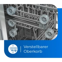 Exquisit Einbaugeschirrspüler EGSP1012-EB-030E Inox | Teilintegriert | 12 Gedecke | Inox -Haushaltswaren Store cbf91e372090d1bf224f61ae92bc64ac