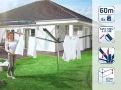 Leifheit Wäschespinne Linomatic 600 Plus (anthrazit) 13 Leifheit Wäschespinne Linomatic 600 Plus (anthrazit) -Haushaltswaren Store cc394f5dbc03a62f4183f603f9948572