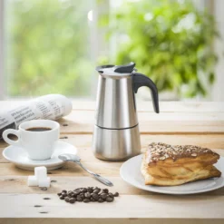 Espressokocher & Kaffeekocher Aus Edelstahl - Espressomaschine Kaffeemaschine Von Coffee Fox (9 Tassen) -Haushaltswaren Store cc892614943ec18a8c786175a71d8e87