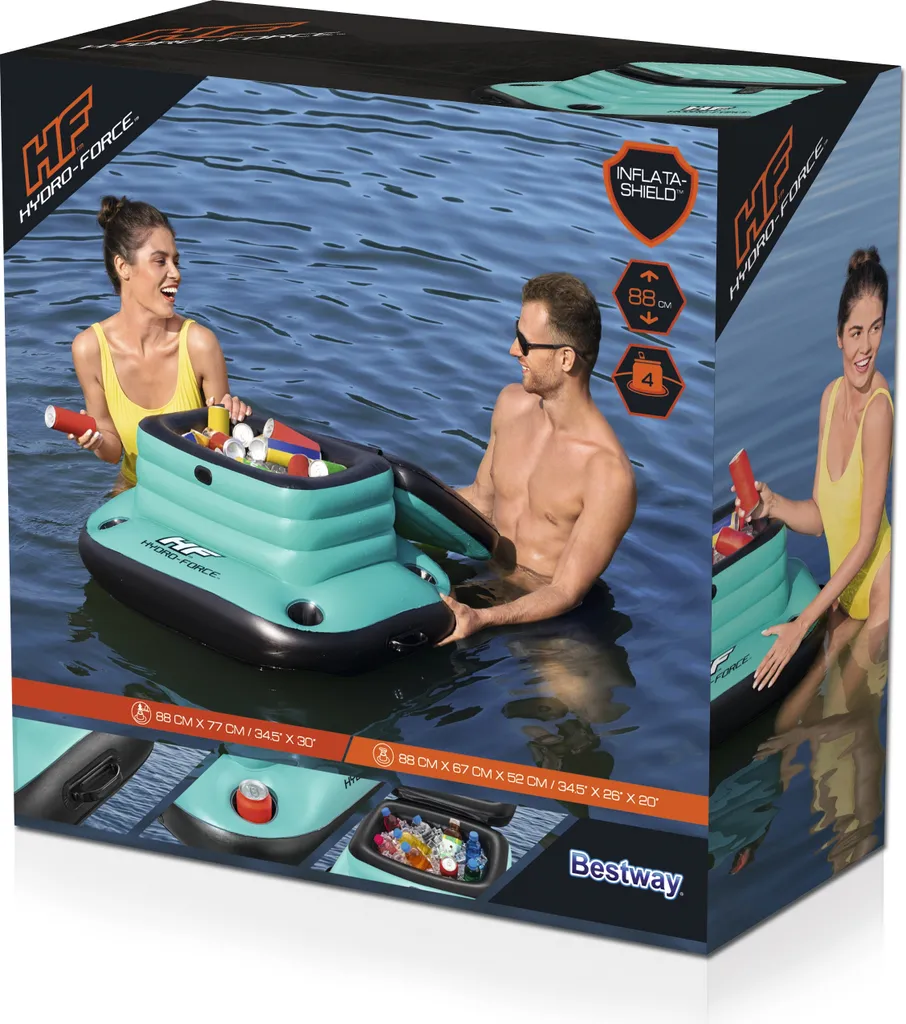 Bestway® Hydro-Force™ Aufblasbare Kühlbox Gletscher 88 X 77 Cm 5 Bestway® Hydro-Force™ Aufblasbare Kühlbox Gletscher 88 X 77 Cm – Bild 3