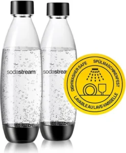 SODASTREAM Tritan-Flasche Fuse Duo (1 L PET Flasche, Nur Für SodaStream Duo-Wassersprudler) -Haushaltswaren Store cce78547316f0f382f9e2af7b67e684f
