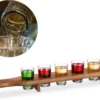 Relaxdays Schnapsbrett Holz Mit 6 Gläsern -Haushaltswaren Store ccea631ae5bfcf89b6fd0d0aada128b3