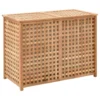 VidaXL Wäschekorb 87,5x46x67 Cm Massivholz Walnussholz -Haushaltswaren Store cd5c2126da1719f3b56e582eeb8ea7a4