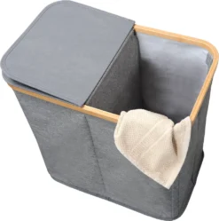 KESPER Wäschesammler, Bambus, Grau 54,5 X 33 X 50 Cm 19598 29 KESPER Wäschesammler, Bambus, Grau 54,5 X 33 X 50 Cm 19598 -Haushaltswaren Store ce4cb932bb8ac6e65c8bdb9990103249