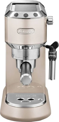 De'Longhi Delonghi Kaffeemaschine Dedica Metallics EC785.BG Pumpendruck 15 Bar, Eingebauter Milchaufschäumer, Manuell, 1300 W, Beige 21 De'Longhi Delonghi Kaffeemaschine Dedica Metallics EC785.BG Pumpendruck 15 Bar, Eingebauter Milchaufschäumer, Manuell, 1300 W, Beige -Haushaltswaren Store ce6b5db4abc574c1ce26d93e4cfa41b5