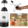 Knoblauch Triturator Lebensmittel Chopper Slap Chop Obst Gemüse Reibe Küche Zubehör Werkzeug -Haushaltswaren Store cea22030f049a6c89009cb928b211963