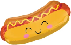 Anagram 1 Folienballon Hot Dog Ca 83 Cm Bunt Ungefüllt Ballongas Geeignet