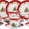 Van Well 18tlg. Kaffeeservice 'Weihnachtszauber' -Haushaltswaren Store cf3f5cdba9d4a74b2db30c7be6b45ef2