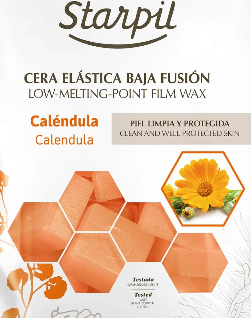 Starpil Filmwax Calendula Sanitizer Linie, 1 Kg Blöcke 5 Starpil Filmwax Calendula Sanitizer Linie, 1 Kg Blöcke – Bild 3