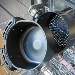 Monzana Heißluftfritteuse Digitales Touch-Display 3,6 L Ohne Öl Fett 6 Programme 1500 W Küche Fritteuse Heißluftofen Schwarz -Haushaltswaren Store cf79938d5f4992efc8f41523dca32edb