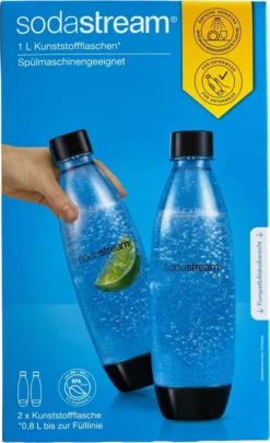 SODASTREAM Tritan-Flasche Fuse Duo (1 L PET Flasche, Nur Für SodaStream Duo-Wassersprudler) -Haushaltswaren Store cff8546881c84587bf1dbf5409eacbba
