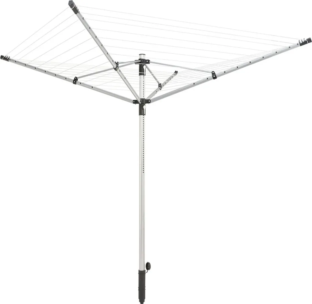 Leifheit Wäscheschirm LinoPush 500 Schwarz 3 Leifheit Wäscheschirm LinoPush 500 Schwarz