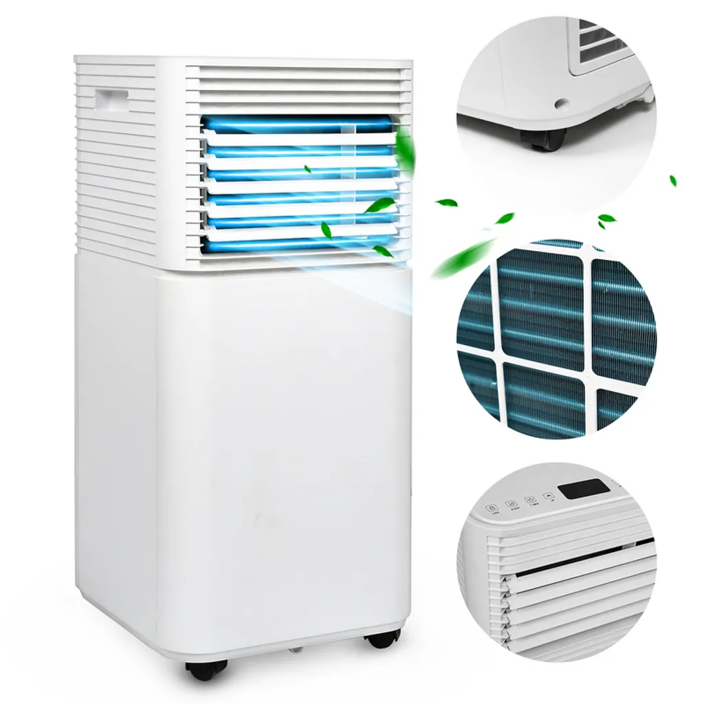 Lospitch Mobiles Klimageraet 7.000 BTU/h Mit Oekologischem Kuehlmittel,4-in-1 Klimaanlage Eco R290,Aircondition, Ventilator Und Luftentfeuchter Für Raeume Bis 60 M3,Weiss,EEK: A Klimaanlagen 3 Lospitch Mobiles Klimageraet 7.000 BTU/h Mit Oekologischem Kuehlmittel,4-in-1 Klimaanlage Eco R290,Aircondition, Ventilator Und Luftentfeuchter Für Raeume Bis 60 M3,Weiss,EEK: A Klimaanlagen