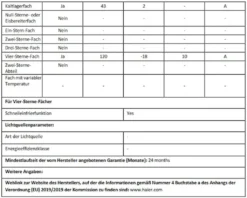 Haier CFE735CWJ Kühl-Gefrier-Kombination Total No Frost In Weiß -Haushaltswaren Store d061237ef0ca00bdb1466b9721f27f1e