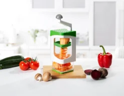 Genius Nicer Dicer Julietti Spiralschneider Deluxe-Set 17-tlg, A82121 -Haushaltswaren Store d0c73b3d8a7826f9fa6620ef75d5ad5d