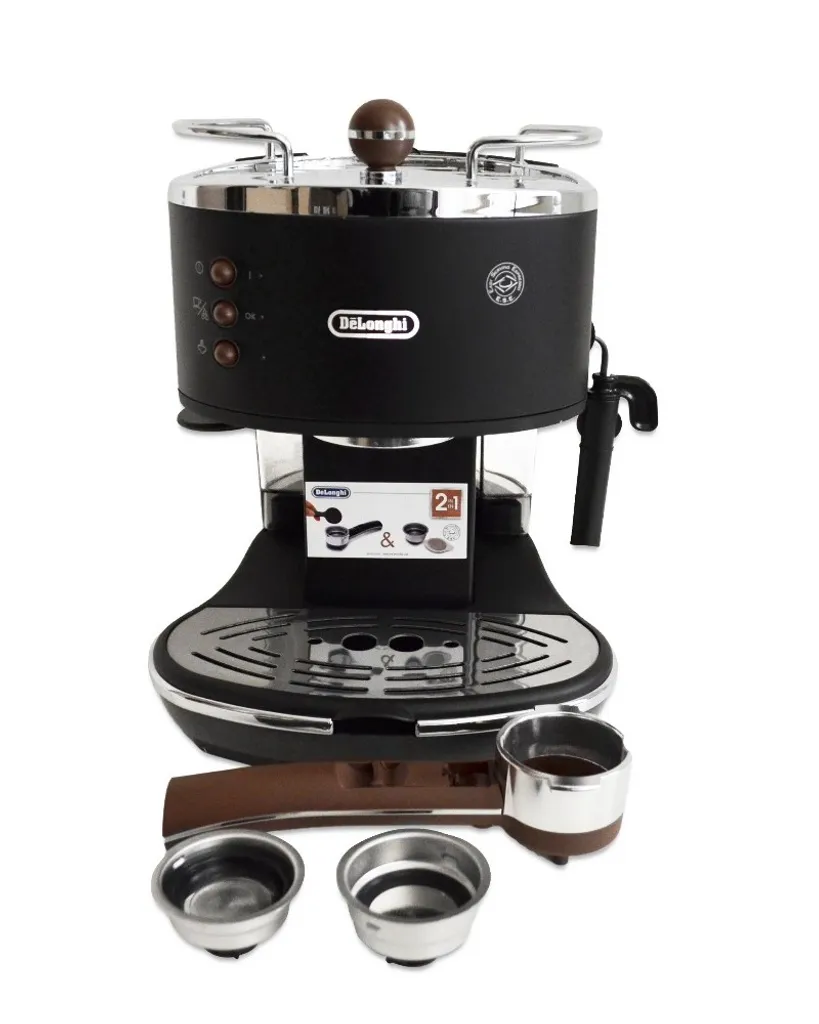 De'Longhi DeLonghi Icona ECOV 311.BK Schwarz Siebträger Espressomaschine 10 De'Longhi DeLonghi Icona ECOV 311.BK Schwarz Siebträger Espressomaschine – Bild 8
