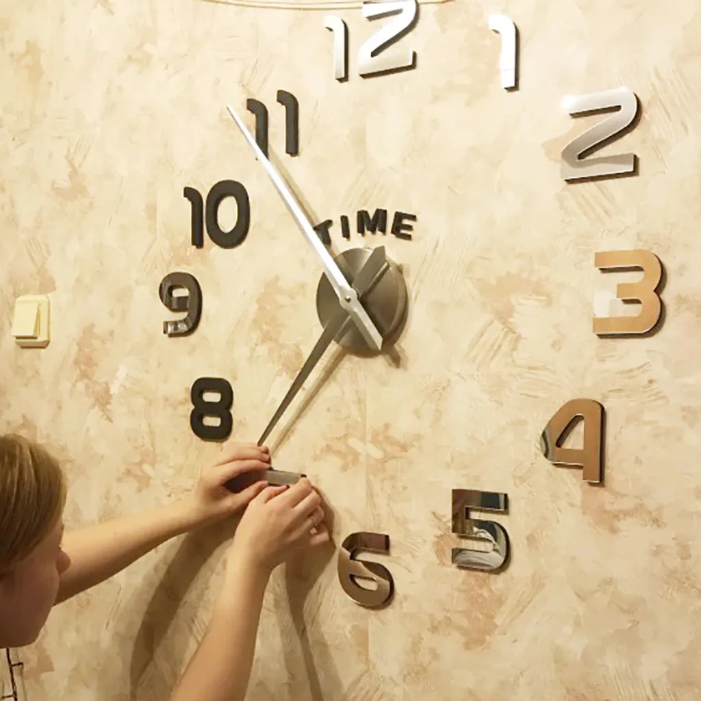 3D Wanduhren Wanduhr Groß Uhr Mute Decor Wandtattoo Modern Deko Geschenk Home Office Büro DIY Wohnwand Wohnzimmer Wand Decoration Design Schwarz Retoo 14 3D Wanduhren Wanduhr Groß Uhr Mute Decor Wandtattoo Modern Deko Geschenk Home Office Büro DIY Wohnwand Wohnzimmer Wand Decoration Design Schwarz Retoo – Bild 12