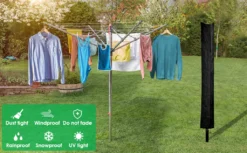 Lospitch Wäschespinne Schutzhülle 168x28cm Wetterfest Wäschespinne 210D Für Wäscheschirm -Haushaltswaren Store d1d2e320dabc10b8fb2a0a9b5c7b542f 3