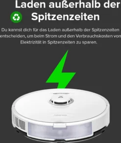 Roborock S8 Staubsauger Roboter Sonic Saugroboter 6000Pa DuoRoller-Bürste VibraRise Wischen 3D-Mapping 3D-Strukturiertes Licht LiDAR Kindersicherung APP Control (Weiß) -Haushaltswaren Store d21d7bafa631ddb113af446a3a73f1cc