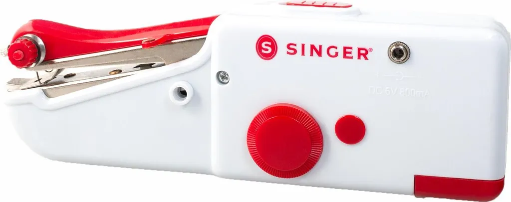 Singer Handnähmaschine Rot/weiß 6 Singer Handnähmaschine Rot/weiß – Bild 4