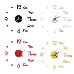 3D Wanduhr Rahmenlose Spiegel Wanduhr 50cm Grosse Stumm Wandaufkleber Wanduhr Wohnzimmer Hauptdekorationen, Silber -Haushaltswaren Store d2ecc222f90325f1ddfd3e6a7100d684