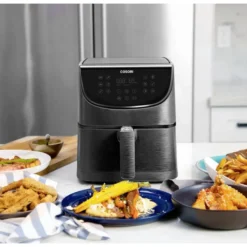 Cosori Premium 5,5-Liter Heißluftfritteuse Mit Spießgestell, Schwarz -Haushaltswaren Store d3410859eec37ff823e41787dcc9f7db