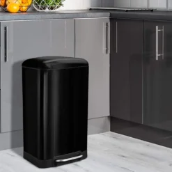 Mülleimer Cubo Edelstahl Farbe: Schwarz -Haushaltswaren Store d404ee037ee0de5cf182aae5b62064b2