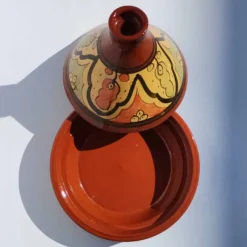 Marokkanische Tajine Doukala 34 Cm Glasiert | Kochen Für 4-6 Personen | Handbemalte Tagine Aus Marokko -Haushaltswaren Store d420ab7afe84e7e48cb3bc2937381d43