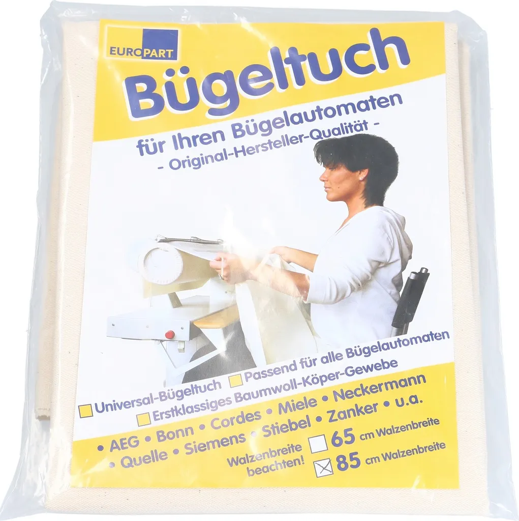 Bügeltuch Universal Bügelautomat 85cm Baumwolle AEG Electrolux 8996470168700 Miele1566620 Bosch Siemens 00450183 6 Bügeltuch Universal Bügelautomat 85cm Baumwolle AEG Electrolux 8996470168700 Miele1566620 Bosch Siemens 00450183 – Bild 4