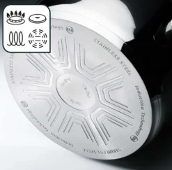 Tefal Duetto Kochgeschirr, 7-Teiliges Set, Stielkasserolle 16 Cm, Kochtöpfe 16/20/24 Cm + Deckel -Haushaltswaren Store d49ab27938d90551b92244225b516be0