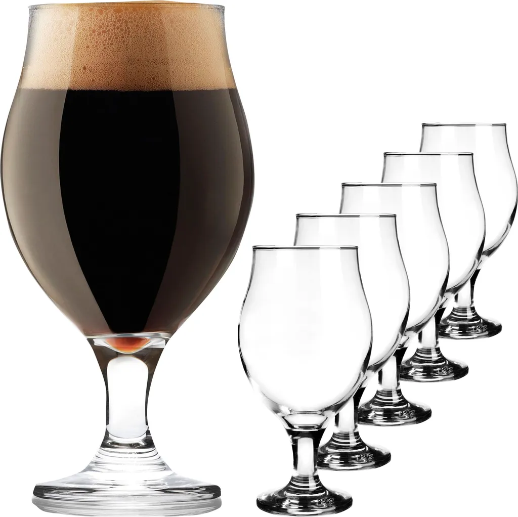 Biertulpen Biergläser Set 6 Teilig 500ml (max. 560ml) Pilsgläser Tulpe 9 Biertulpen Biergläser Set 6 Teilig 500ml (max. 560ml) Pilsgläser Tulpe – Bild 7