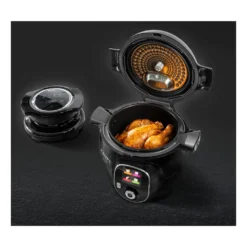 Krups Cook4Me Extra Crisp-Deckel AJ1508 | Timer | 4 Automatische Funktionen | Extra Knusprig | Schwarz -Haushaltswaren Store d58a4921e18c8f41f9138ae9e2f277bf