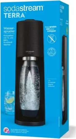 SodaStream TERRA Wassersprudler, Schwarz 15 SodaStream TERRA Wassersprudler, Schwarz -Haushaltswaren Store d5975ecc5d5632c20c5de1ac498e2594
