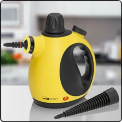 Clatronic DR 3653 Dampfreiniger, Wassertank: Ca. 250 Ml, 3,5 Bar Max. Dampfdruck, Schwarz-gelb -Haushaltswaren Store d5afb8e4fd75f269f13bc75aac8475cf