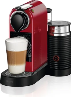 Krups XN7615.19 Nespresso Citiz & Milk Kaffeekapselmaschine (1260 Watt, Wassertankkapazität: 1l, Pumpendruck: 19 Bar) Rot 14 Krups XN7615.19 Nespresso Citiz & Milk Kaffeekapselmaschine (1260 Watt, Wassertankkapazität: 1l, Pumpendruck: 19 Bar) Rot -Haushaltswaren Store d5b3af3716b3b046eb5dc1a6f315f6f0
