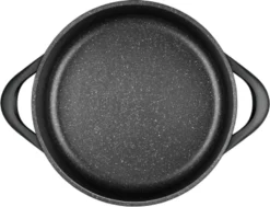 Smile MGK-12 Kochtopf, Geschmiedetes Aluminium, Schwarz -Haushaltswaren Store d60ee8b7a3839ee49d68c15c82b5ee80