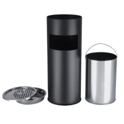 Standaschenbecher 30 L Mit Aschenbecher Schwarz 60,5 X 24,5 Cm Für Draußen Mülleimer Abfalleimer Mit Inneneimer SONGMICS LTB17C 13 Standaschenbecher 30 L Mit Aschenbecher Schwarz 60,5 X 24,5 Cm Für Draußen Mülleimer Abfalleimer Mit Inneneimer SONGMICS LTB17C -Haushaltswaren Store d637a076c301c410341e45803cc81f7c