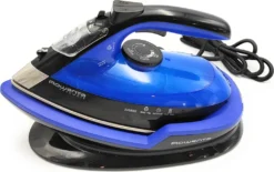 Rowenta DE5010 Dampfbügeleisen Ohne Schnur Mit Ladestation Blau Schwarz -Haushaltswaren Store d650af74e44cd2b69ba7720535c3ae99